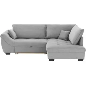 Bobb Ecksofa  Krissy ¦ grau ¦ Maße (cm): B: 251 H: 88 T: 190.0
