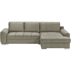 Bobb Ecksofa mit Schlaffunktion Soumia ¦ beige ¦ Maße (cm): B: 283 H: 90 T: