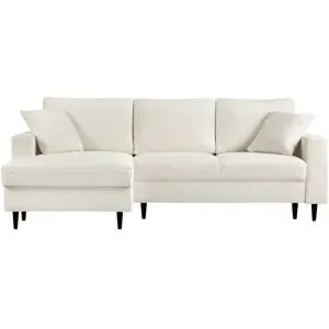 Höffner Ecksofa mit Schlaffunktion Wave ¦ creme ¦ Maße (cm): B: 230 H: 92 T: 154.0