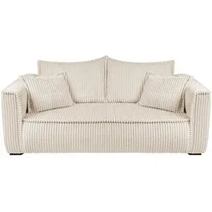 Höffner Einzelsofa  Modena ¦ beige ¦ Maße (cm): B: 222 H: 100 T: 120.0