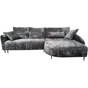 Höffner Ecksofa mit Schlaffunktion Palermo ¦ grau ¦ Maße (cm): B: 95 H: 285 T: 200.0