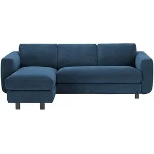 Soho Ecksofa  Ariana ¦ türkis/petrol ¦ Maße (cm): B: 215 H: 75 T: 163.0