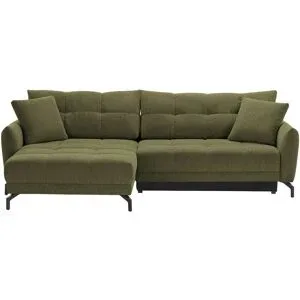Bobb Ecksofa  Casandra de Luxe ¦ grün ¦ Maße (cm): B: 284 H: 91 T: 191.0