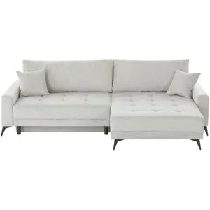 Höffner Ecksofa  Mango ¦ grau ¦ Maße (cm): B: 264 H: 89 T: 181.0