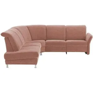 Polstermöbel Oelsa Ecksofa  Mallorca ¦ rosa/pink ¦ Maße (cm): B: 267 H: 92 T: