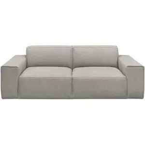 Gray & Jones Einzelsofa im Trendstoff Baltic Breeze ¦ grau ¦ Maße (cm): B: 196