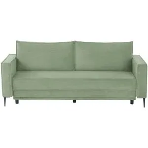 Höffner Schlafsofa  Teresina ¦ grün ¦ Maße (cm): B: 222 H: 93 T: 98.0