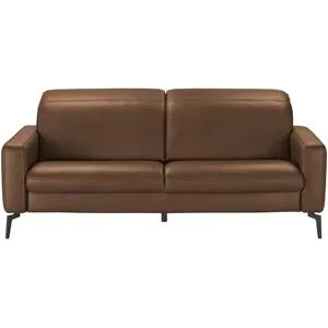 Hukla Einzelsofa  Jona ¦ braun ¦ Maße (cm): B: 214 H: 88 T: 105.0