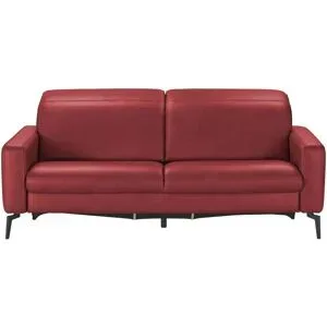 Hukla Einzelsofa  Jona ¦ rot ¦ Maße (cm): B: 214 H: 88 T: 124.0