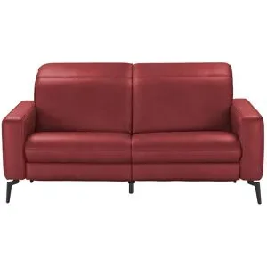 Hukla Einzelsofa  Jona ¦ rot ¦ Maße (cm): B: 186 H: 88 T: 124.0