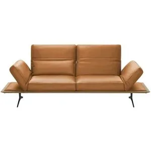 Koinor Einzelsofa aus Echtleder Fendo ¦ gelb ¦ Maße (cm): B: 236 H: 73 T: 123.0