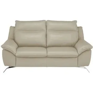 Natuzzi Editions Sofa aus Echtleder Orlando ¦ beige ¦ Maße (cm): B: 180 H: 94 T: