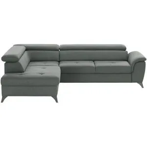 switch Ecksofa  Aldeia ¦ grau ¦ Maße (cm): B: 252 H: 70 T: 200.0