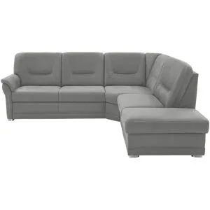 meinSofa Ecksofa aus Mikrofaser Edda ¦ grau ¦ Maße (cm): B: 253 H: 96 T: 238.0