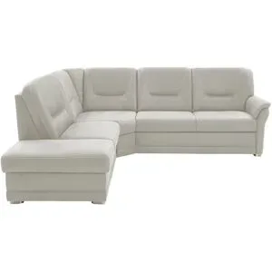 meinSofa Ecksofa aus Mikrofaser Edda ¦ silber ¦ Maße (cm): B: 253 H: 96 T: 238.0