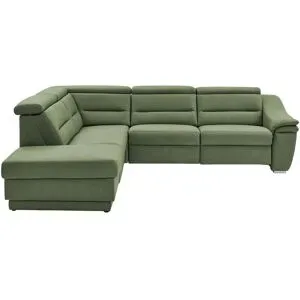 meinSofa Ecksofa  Ivonne ¦ grün ¦ Maße (cm): B: 294 T: 245.0