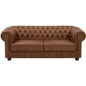 Max Winzer Sofa 3-Sitzer  Norwin ¦ braun ¦ Maße (cm): B: 200 H: 74