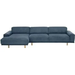 Max Winzer Ecksofa  Penelope ¦ blau ¦ Maße (cm): B: 283 H: 68