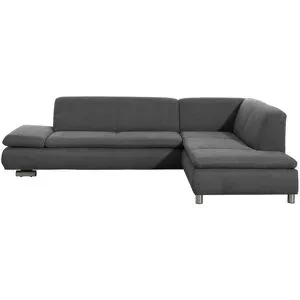 Max Winzer Ecksofa  Terrence ¦ schwarz ¦ Maße (cm): B: 270 H: 76