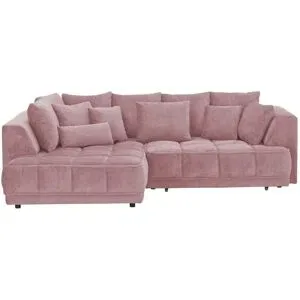 switch Ecksofa  Tiga ¦ rosa/pink ¦ Maße (cm): B: 285 H: 88 T: 205.0
