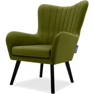 KONSIMO Sessel  Gadi ¦ grün ¦ Maße (cm): B: 76 H: 100
