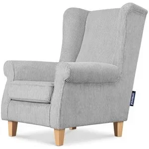 KONSIMO Ohrensessel  Miles ¦ grau ¦ Maße (cm): B: 82 H: 105