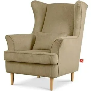 KONSIMO Ohrensessel  Stralis ¦ creme ¦ Maße (cm): B: 82 H: 108