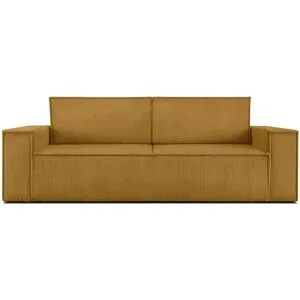 KONSIMO Einzelsofa  Napi ¦ gelb ¦ Maße (cm): B: 244 H: 89