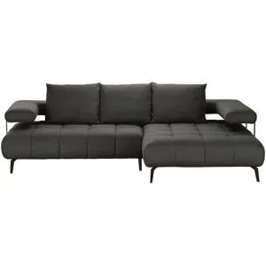 switch Ecksofa  Magnetic ¦ schwarz ¦ Maße (cm): B: 266 H: 68,5 T: 180.0