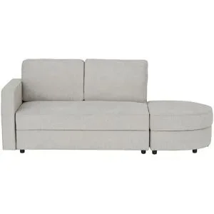 Höffner Sofa 2-sitzig mit Hocker  Arjana ¦ grau ¦ Maße (cm): B: 217 H: 91 T: 92.0