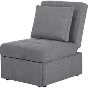 Höffner Schlafsessel  Adrina ¦ grau ¦ Maße (cm): B: 70 H: 95 T: 97.0