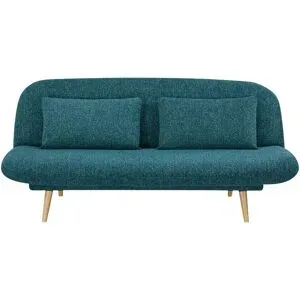 Höffner Schlafsofa  Adelena ¦ türkis/petrol ¦ Maße (cm): B: 175 H: 79 T: 81.0