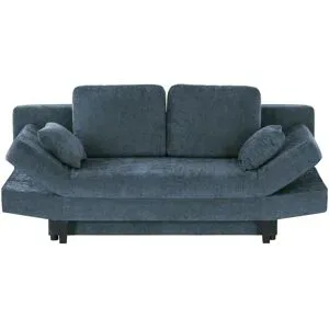smart Schlafsofa  Mokka ¦ blau ¦ Maße (cm): B: 205 H: 87 T: 100.0