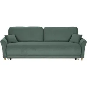 Höffner Big Sofa mit Funktion  Malyn II ¦ grün ¦ Maße (cm): B: 232 H: 88 T: 100.0
