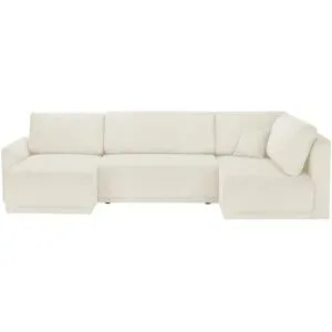 Höffner Wohnlandschaft  Malyn ¦ beige ¦ Maße (cm): B: 313 H: 90 T: 160.0