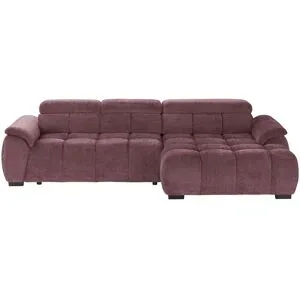 switch Ecksofa  Alvin ¦ lila/violett ¦ Maße (cm): B: 284 H: 97 T: 168.0