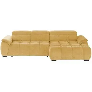 switch Ecksofa  Alvin ¦ gelb ¦ Maße (cm): B: 284 H: 97 T: 168.0