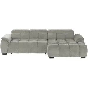 switch Ecksofa  Alvin ¦ grau ¦ Maße (cm): B: 284 H: 97 T: 168.0