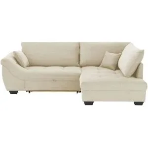 Bobb Ecksofa  Krissy ¦ creme ¦ Maße (cm): B: 251 H: 88 T: 190.0