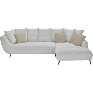 Bobb Ecksofa  Bellani III ¦ grau ¦ Maße (cm): B: 318 H: 90 T: 218.0