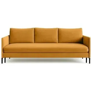 Höffner Einzelsofa  Bellis ¦ gelb ¦ Maße (cm): B: 216 H: 95