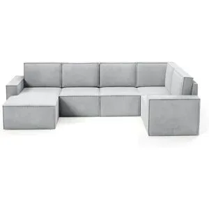 Höffner Wohnlandschaft  Orto ¦ grau ¦ Maße (cm): B: 311 H: 93