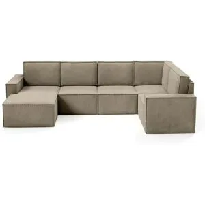 Höffner Wohnlandschaft  Orto ¦ braun ¦ Maße (cm): B: 311 H: 93