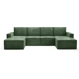 Höffner Wohnlandschaft  Orto ¦ grün ¦ Maße (cm): B: 320 H: 93