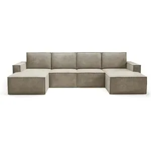Höffner Wohnlandschaft  Orto ¦ braun ¦ Maße (cm): B: 320 H: 93