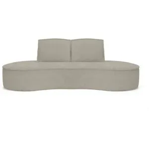 Höffner Einzelsofa  Flow ¦ beige ¦ Maße (cm): B: 234 H: 88