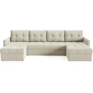 Höffner Wohnlandschaft  Olivia ¦ beige ¦ Maße (cm): B: 301 H: 86