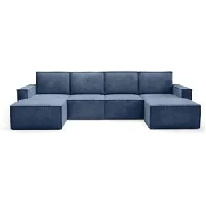 Höffner Wohnlandschaft  Orto ¦ blau ¦ Maße (cm): B: 320 H: 93