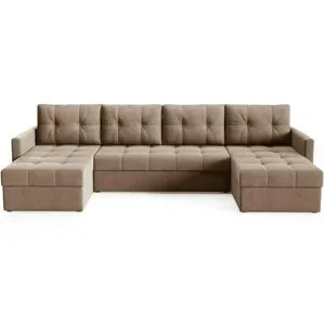 Höffner Wohnlandschaft  Olivia ¦ braun ¦ Maße (cm): B: 301 H: 86