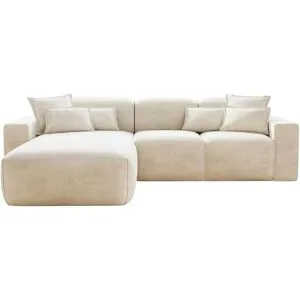 GrainGold Ecksofa  Leni ¦ beige ¦ Maße (cm): B: 265 H: 74